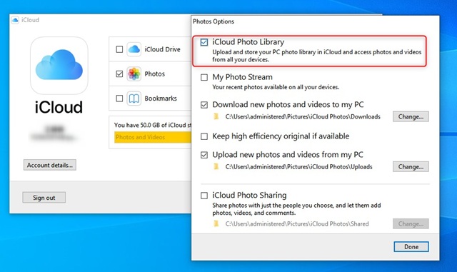 Có nhiều cách để up video lên iCloud