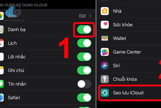 Kiểm tra danh bạ đã được sao chép lên iCloud chưa