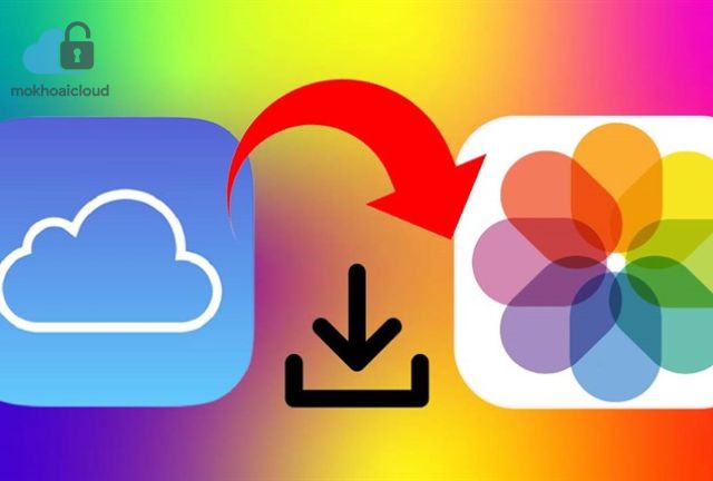 tải ảnh từ icloud về iphone