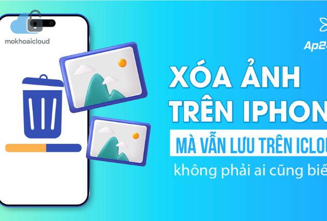 xóa ảnh trên iphone mà vẫn lưu trên icloud